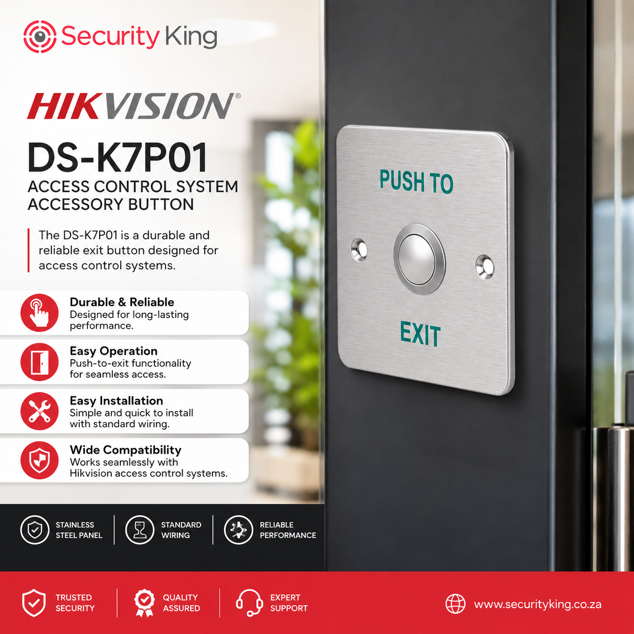 hikvision-ds-k7p01-access-control-system-accessory-button