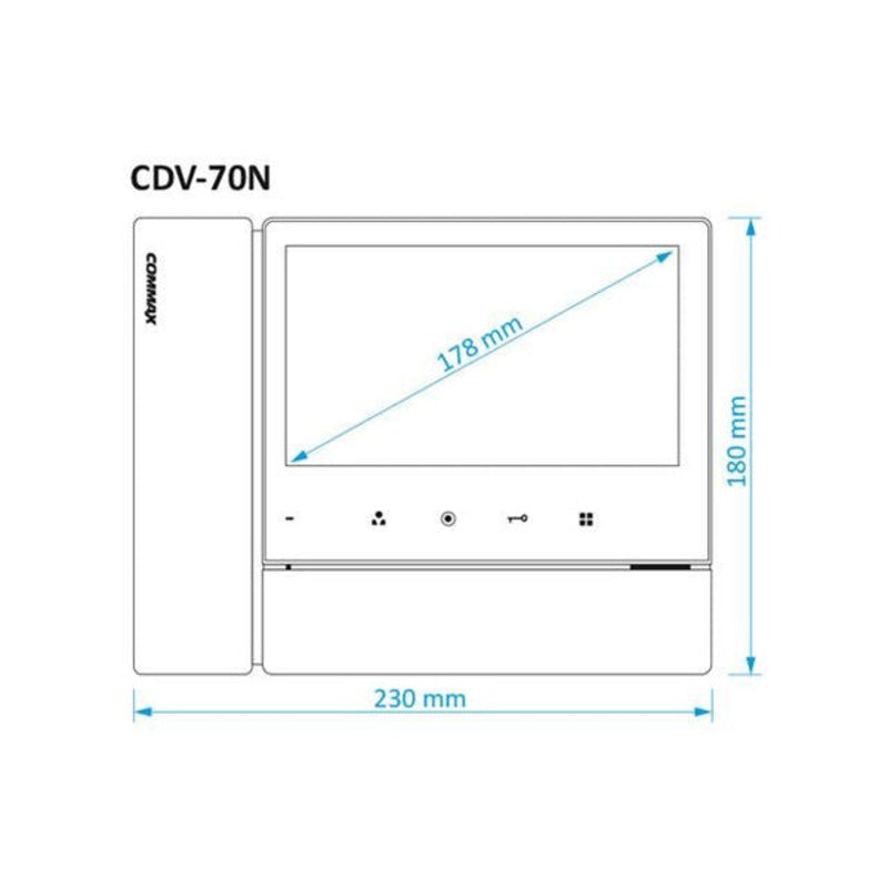 commax-cdv-70n-7-color-video-intercom-kit-white