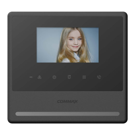 commax-cdv-43y-color-video-intercom-kit-black