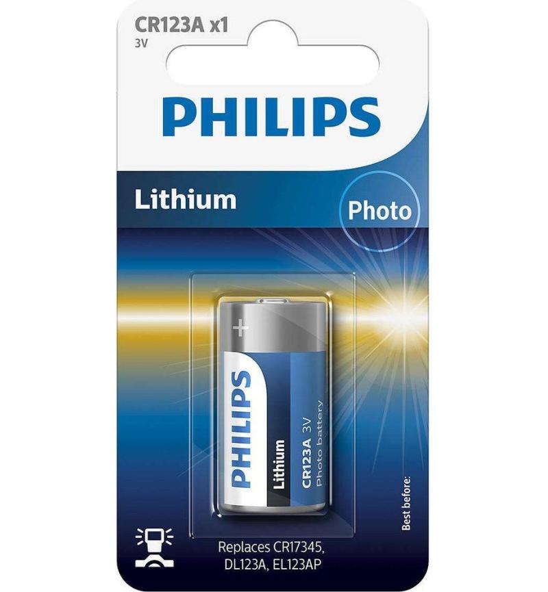 Philips 3V Lithium Battery CR123A/40