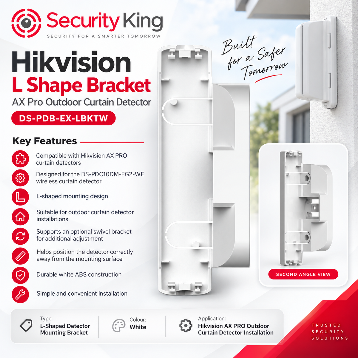 hikvision-l-shape-bracket-ax-pro-outdoor-curtain-detector