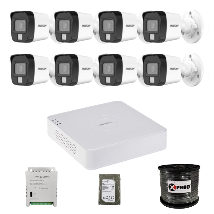 Hikvision 8 Channel Smart-Hybrid Audio CCTV Kit