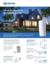 Optex QXI-ST Outdoor wide angle PIR