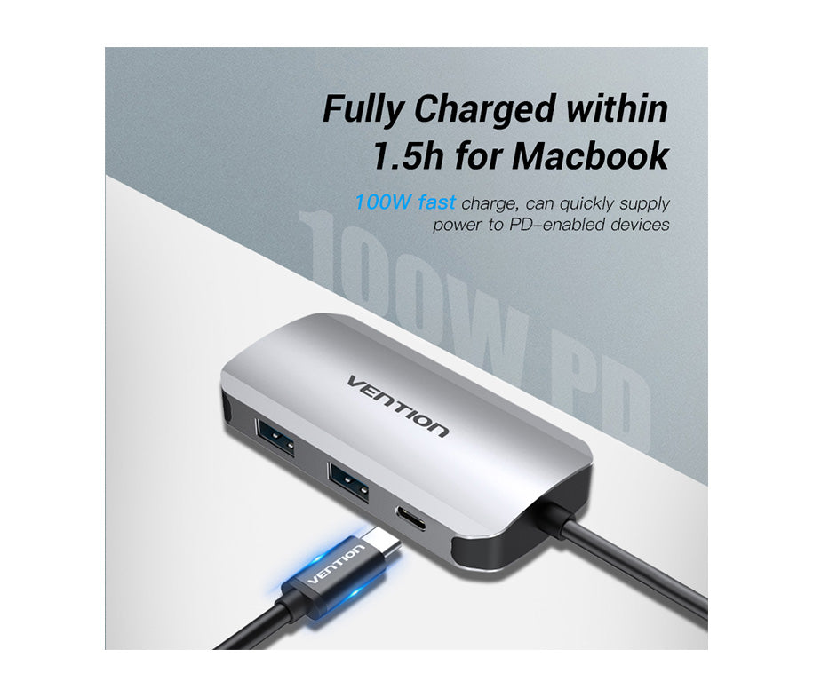 vention-type-c-to-usb-3-0-hub-0-15m-gray-metal