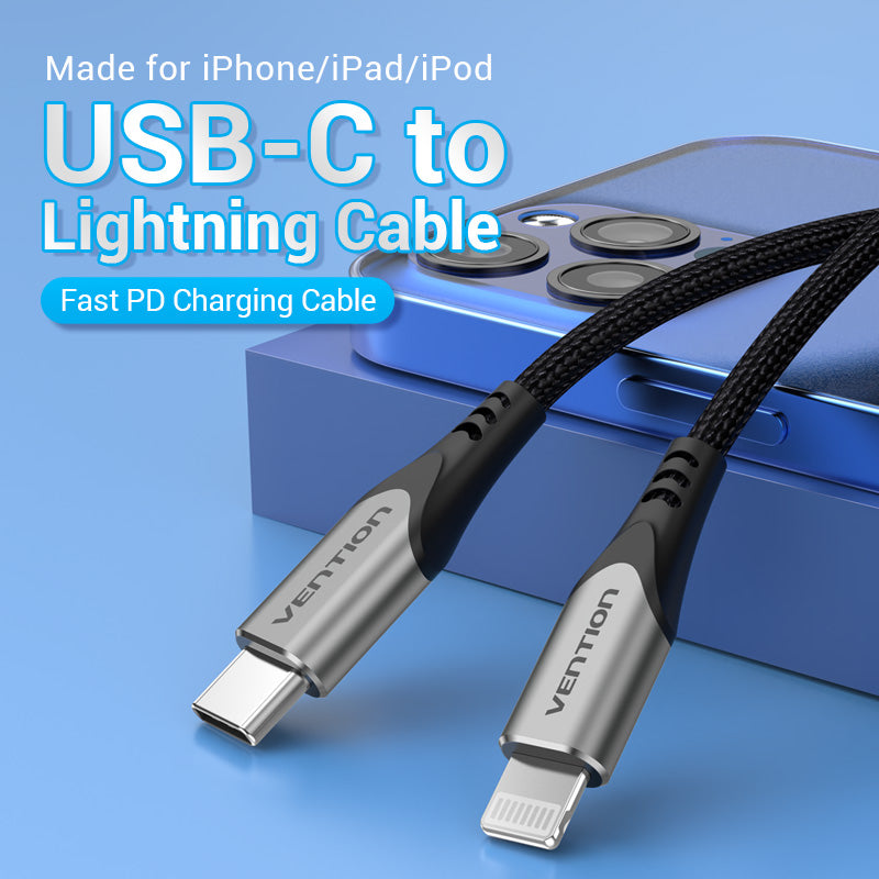 vention-usb-c-to-lightning-cable