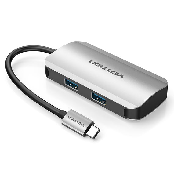 Vention Type-C to USB 3.0*4/PD Hub for Macbook