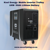 Kool Energy Mobile Inverter Trolley 1KW- 50Ah Lithium Battery