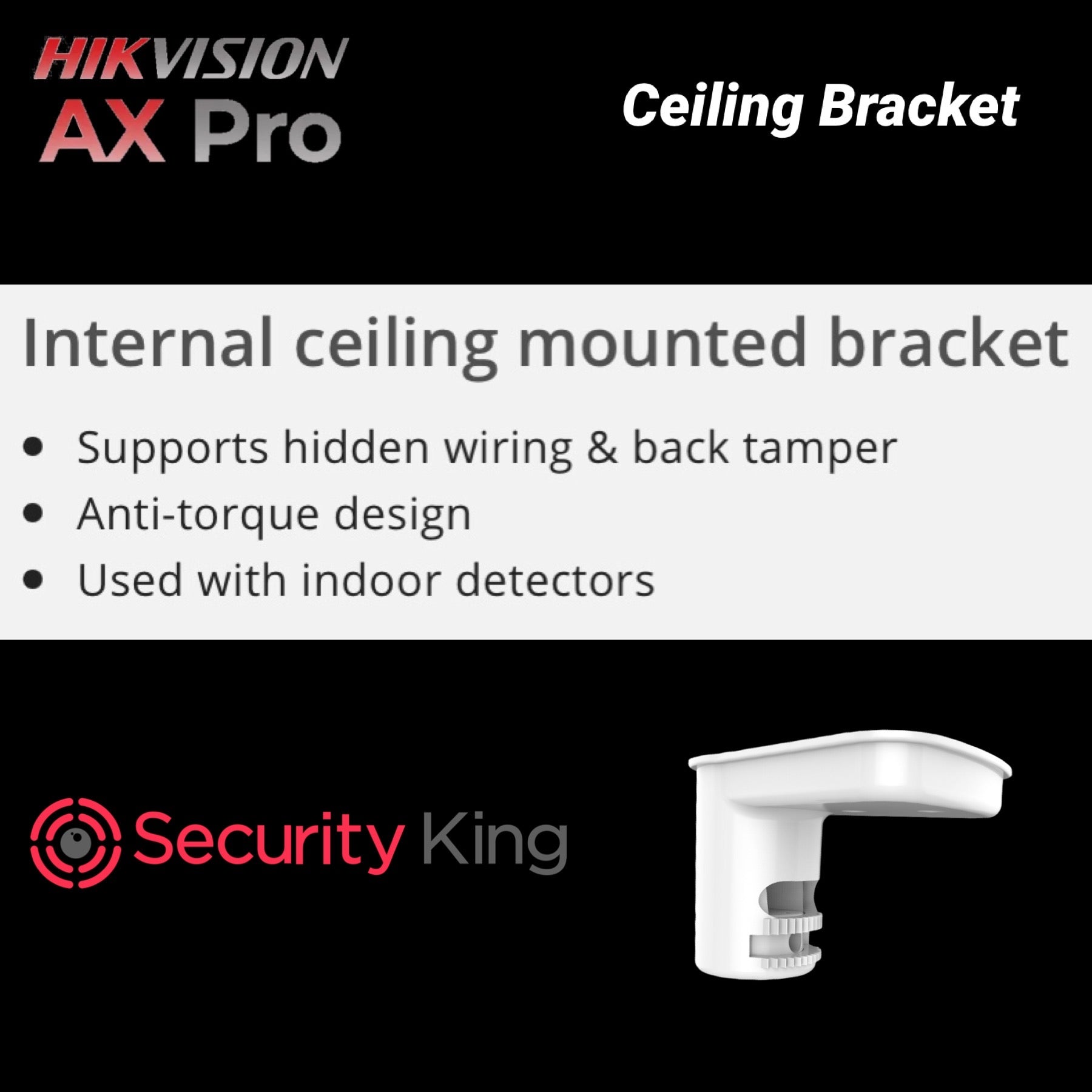 hikvision-ax-pro-internal-ceiling-mounted-bracket
