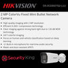 Hikvision 2MP ColorVu Bullet Network Camera with MIC