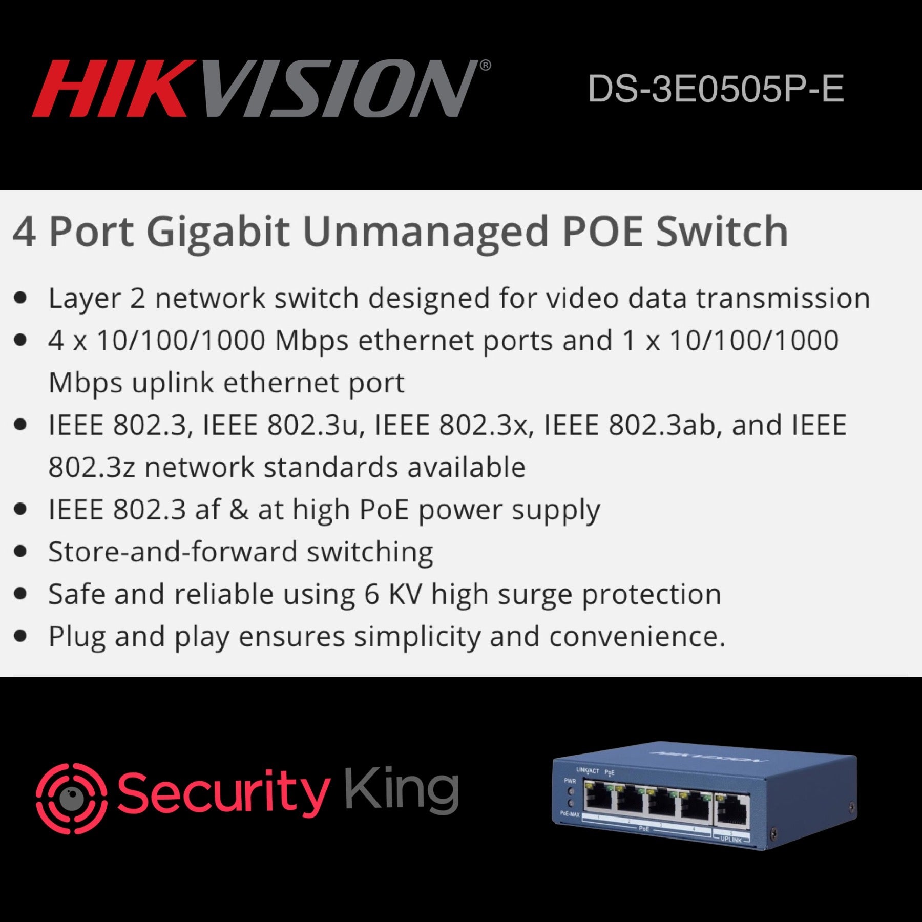 hikvision-4-port-gigabit-unmanaged-poe-switch
