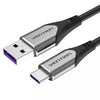 Vention Fast Charging 3A USB Type C Cable 1M -Grey