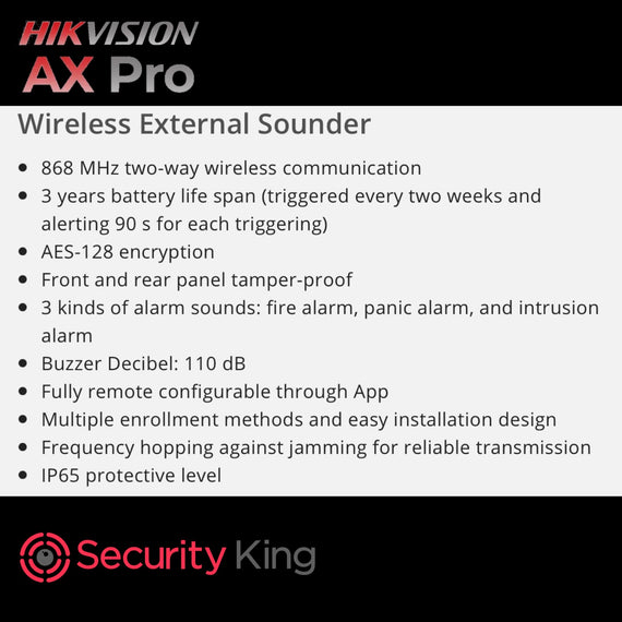 Hikvision Wireless AX Pro Alarm - Shop Online Now - SecurityKing