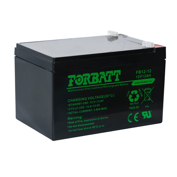 Forbatt 12V 12Ah Lead Acid Battery