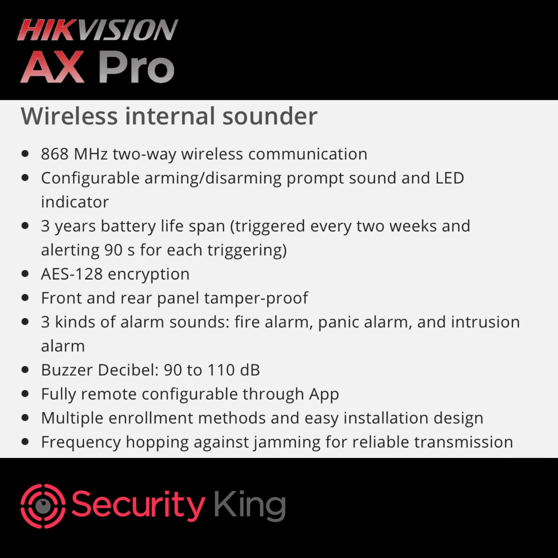 hikvision-ax-pro-wireless-internal-sounder