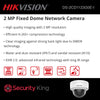 Hikvision 2MP Dome PoE Kit