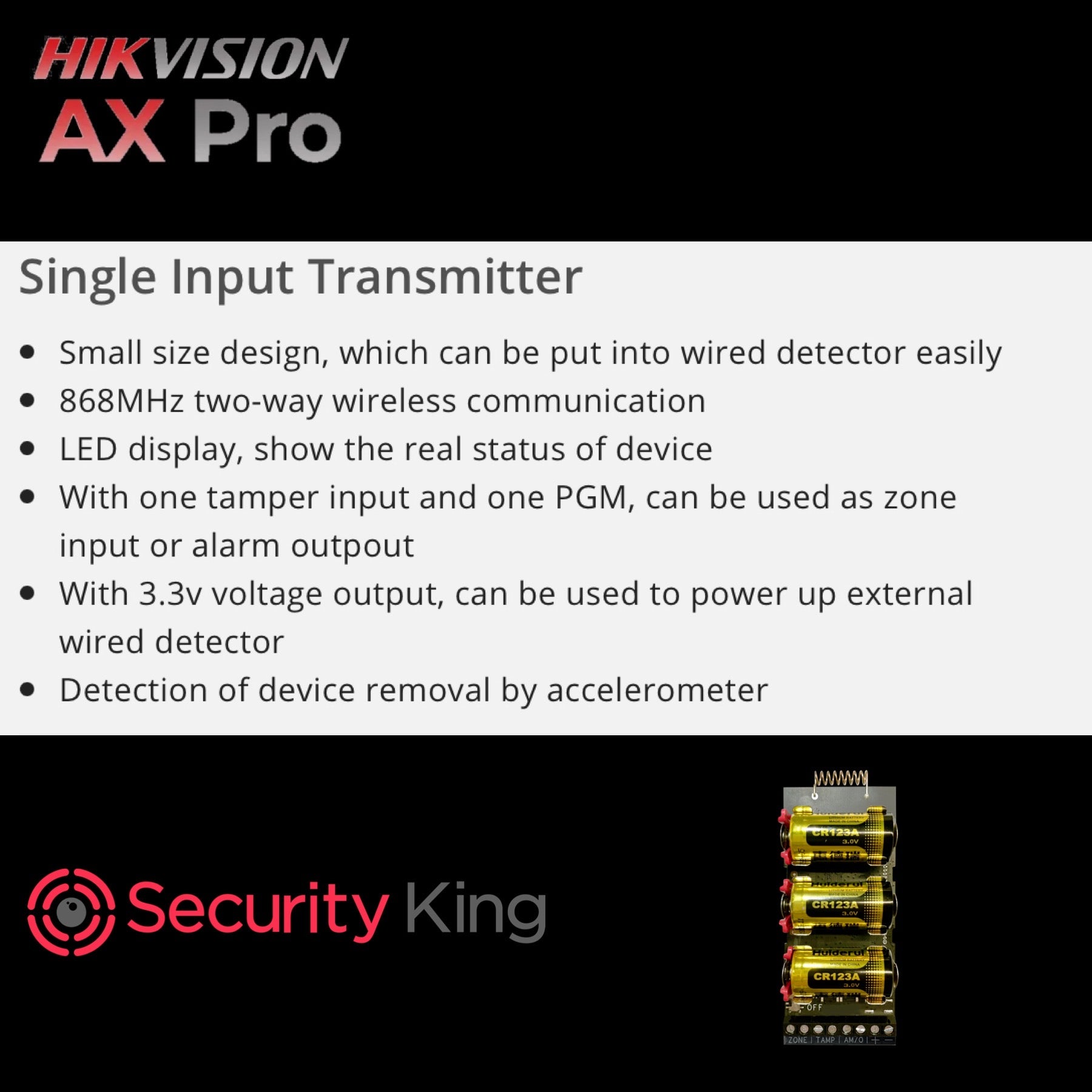 hikvision-ax-pro-single-input-transmitter