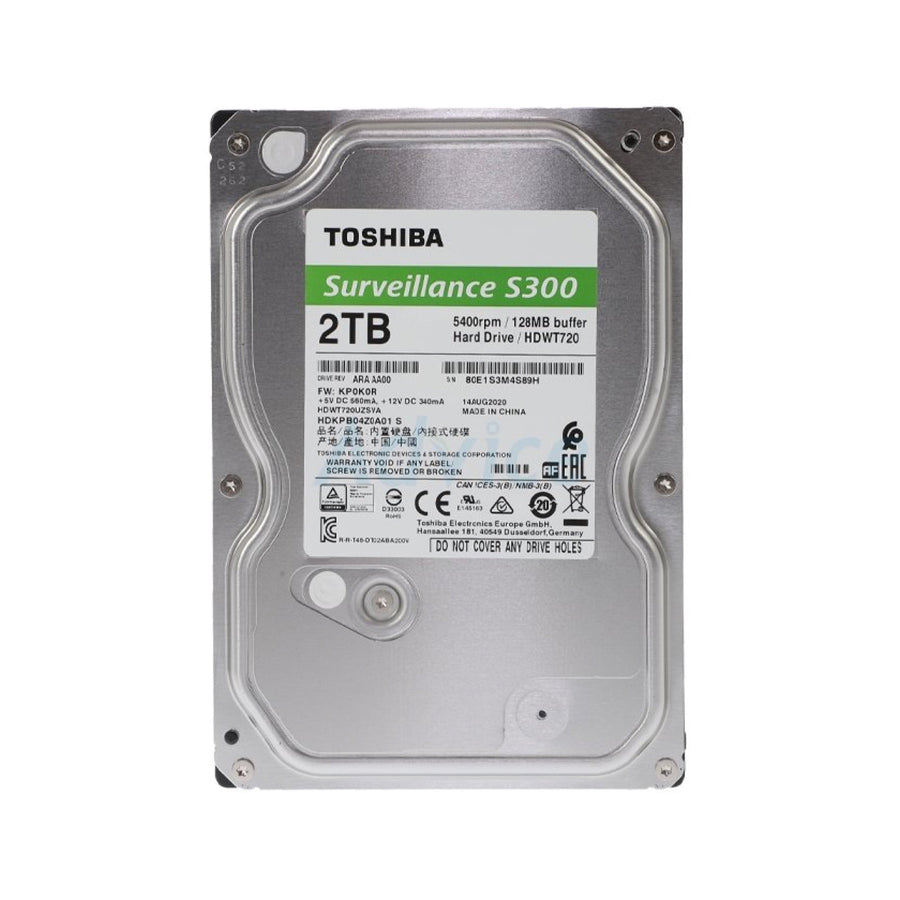 Toshiba 2TB 3.5″ Surveillance Hard Drive S300