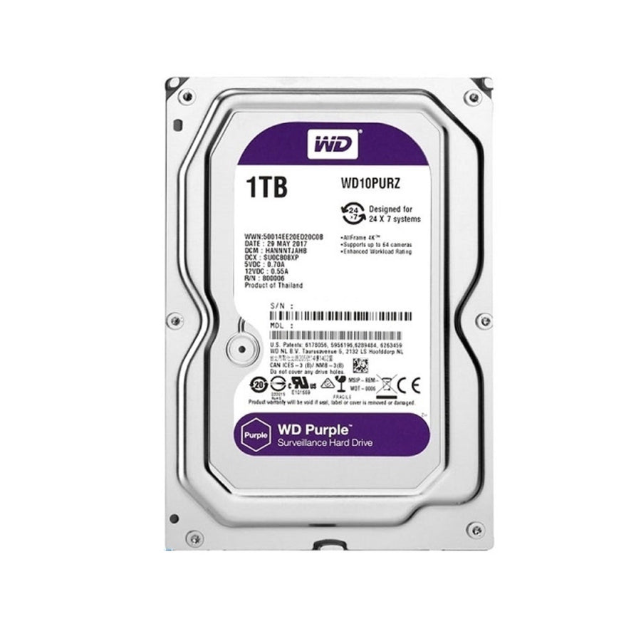 1TB WD Purple Surveillance Hardrive