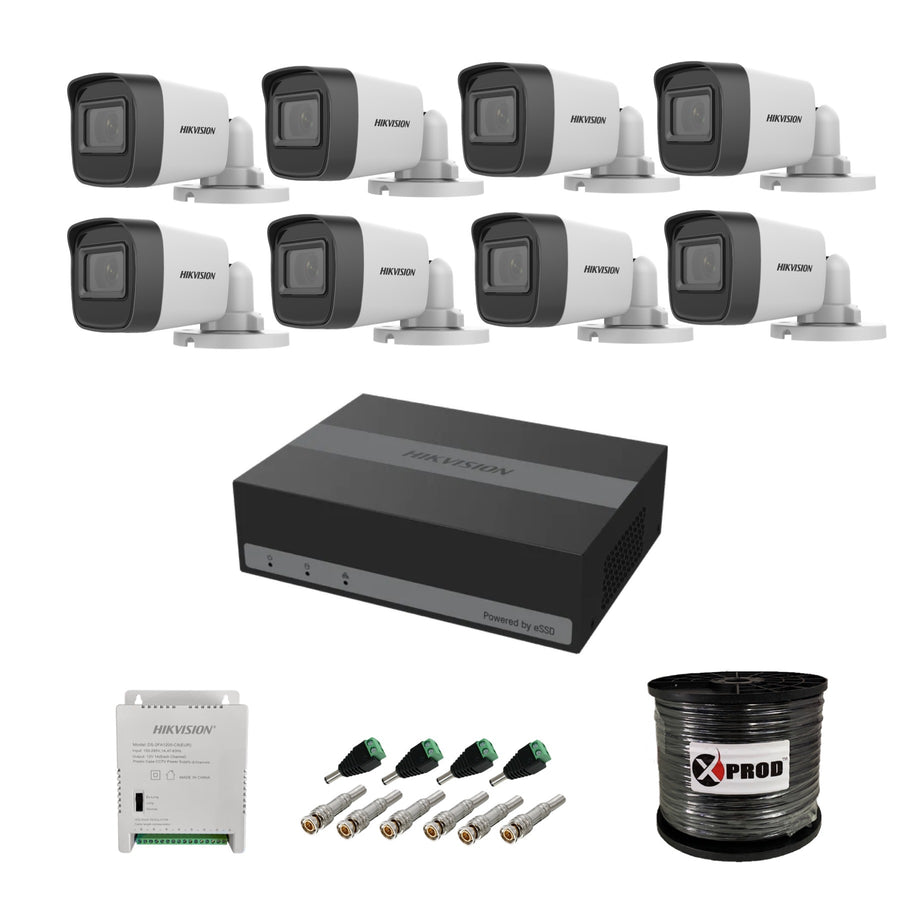 Hikvision 8 Channel 1TB eSSD Complete Kit