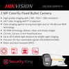 Hikvsion 2MP ColorVu Bullet Camera - Gold Series - 40m