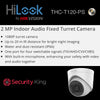 HiLook 2MP Indoor Audio Fixed Turret Camera