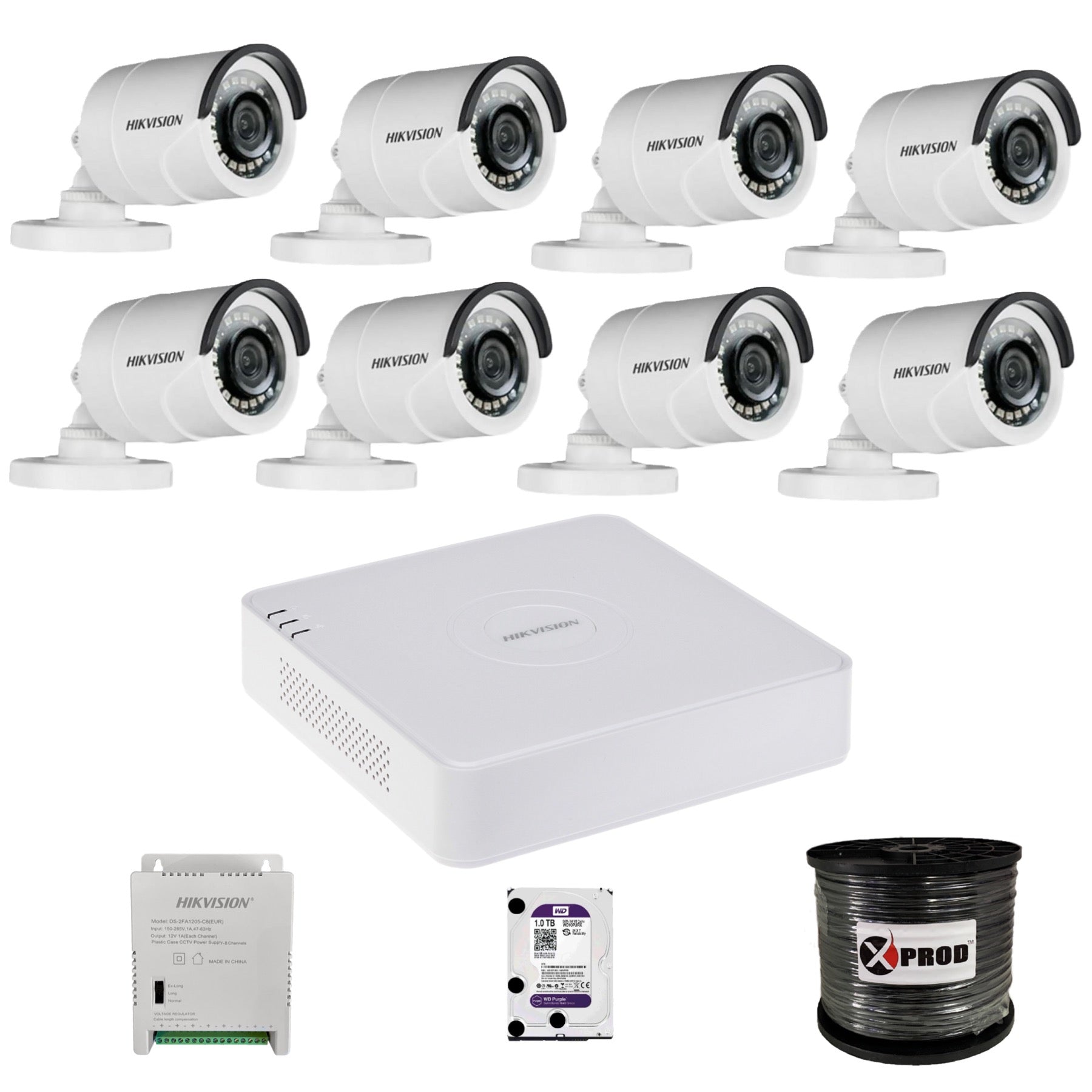 hikvision-8-channel-1080p-complete-kit-h-265