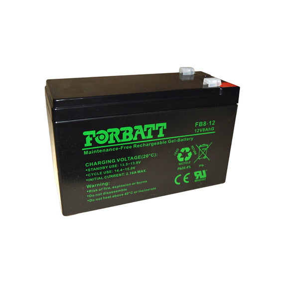Forbatt Rechargeable Gel Battery 8AH