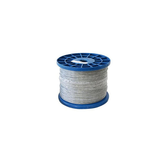 Nemtek Electric Fence Braided Wire - Galvanised 1.2mm / 5Kg Reel